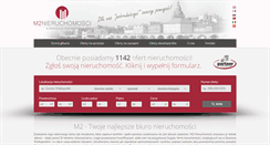 Desktop Screenshot of m2-nieruchomosci.pl
