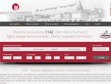 Tablet Screenshot of m2-nieruchomosci.pl